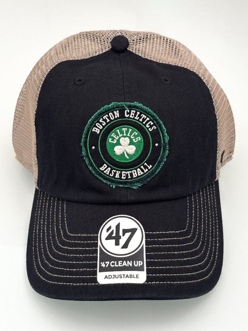 '47 Brand Boston Celtics Clean Up Garland Trucker Snapback Adjustable Hat NWT